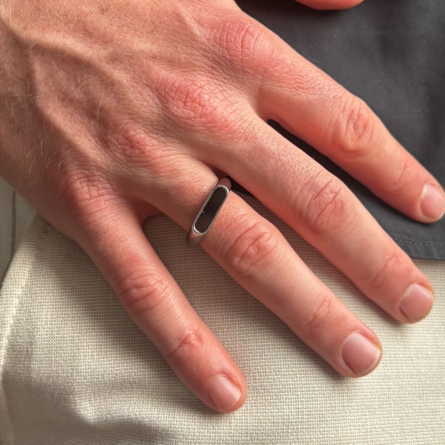 Black Stone Ring