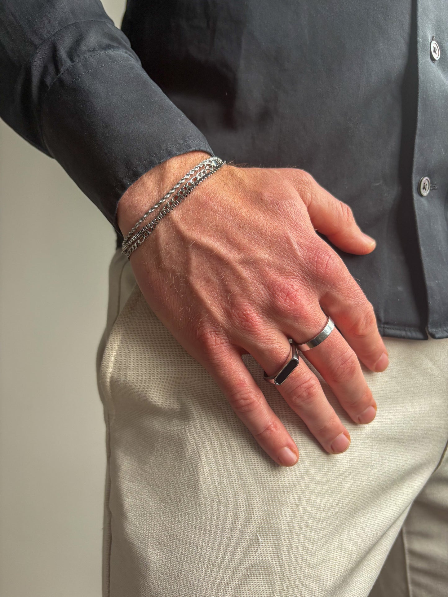 Black Stone Ring