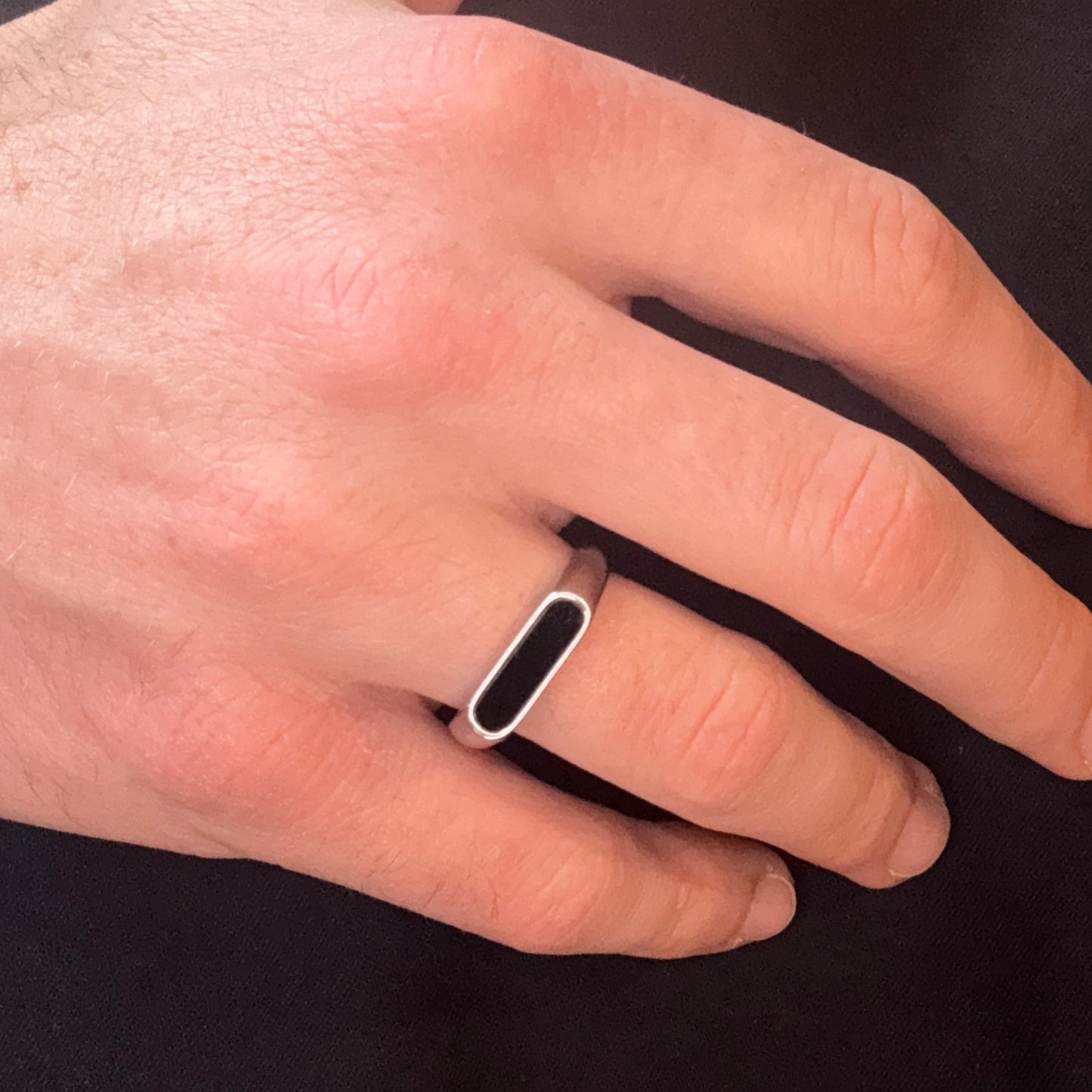 Black Stone Ring
